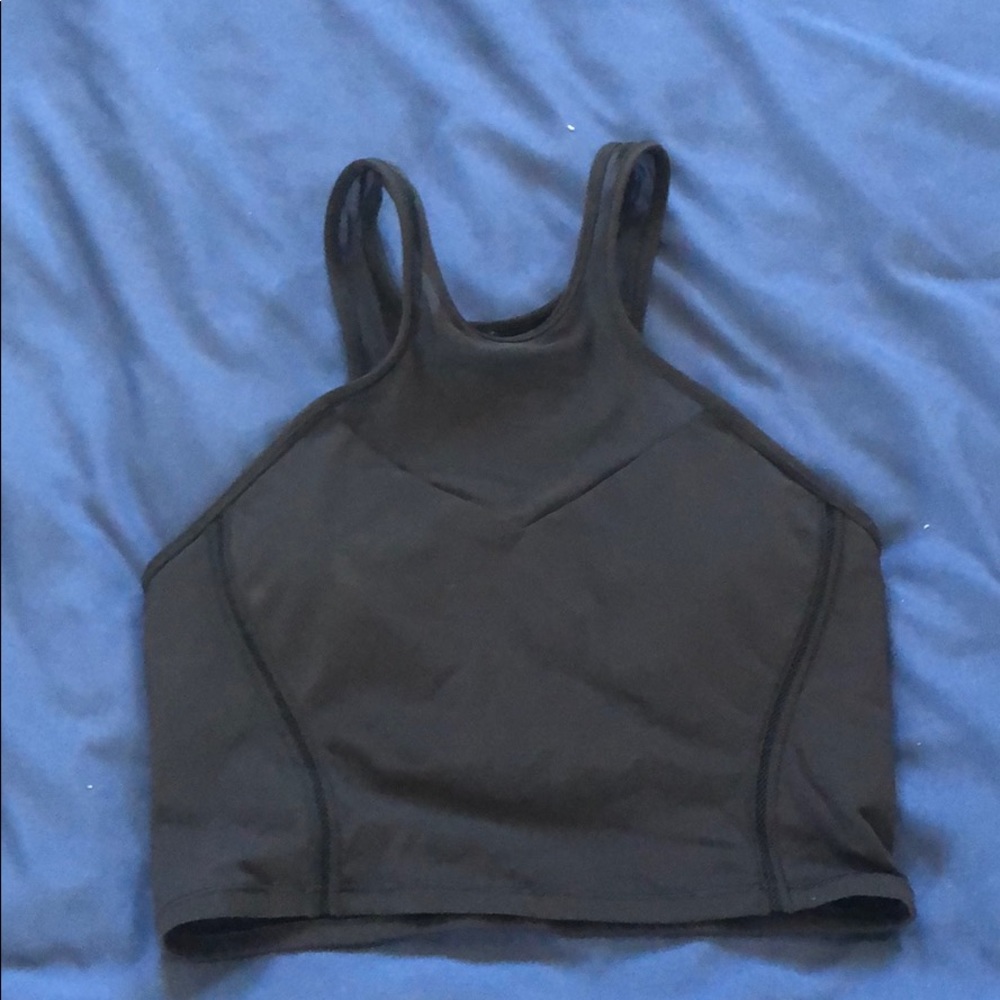 Lululemon high neck, long sports bra